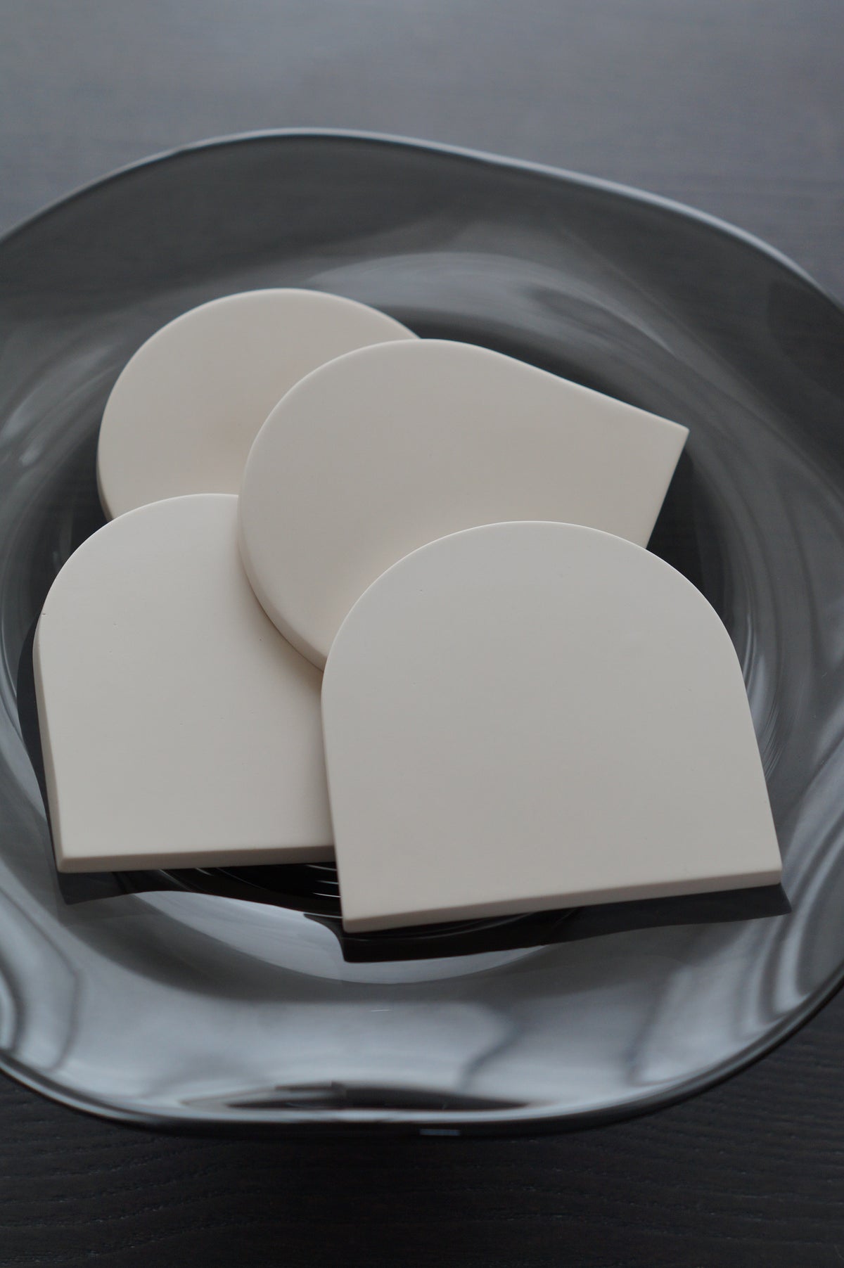 The Curvy Coaster – Set of 4 | Minimalist Arch Shaped Coaster